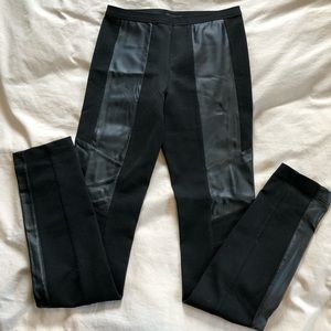 BCBG Faux Leather Leggings